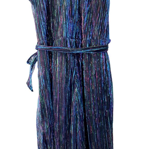 SEQUIN HEARTS Big Girls Pleated Metallic Jumpsuit Size XL - Picture 8 of 9
